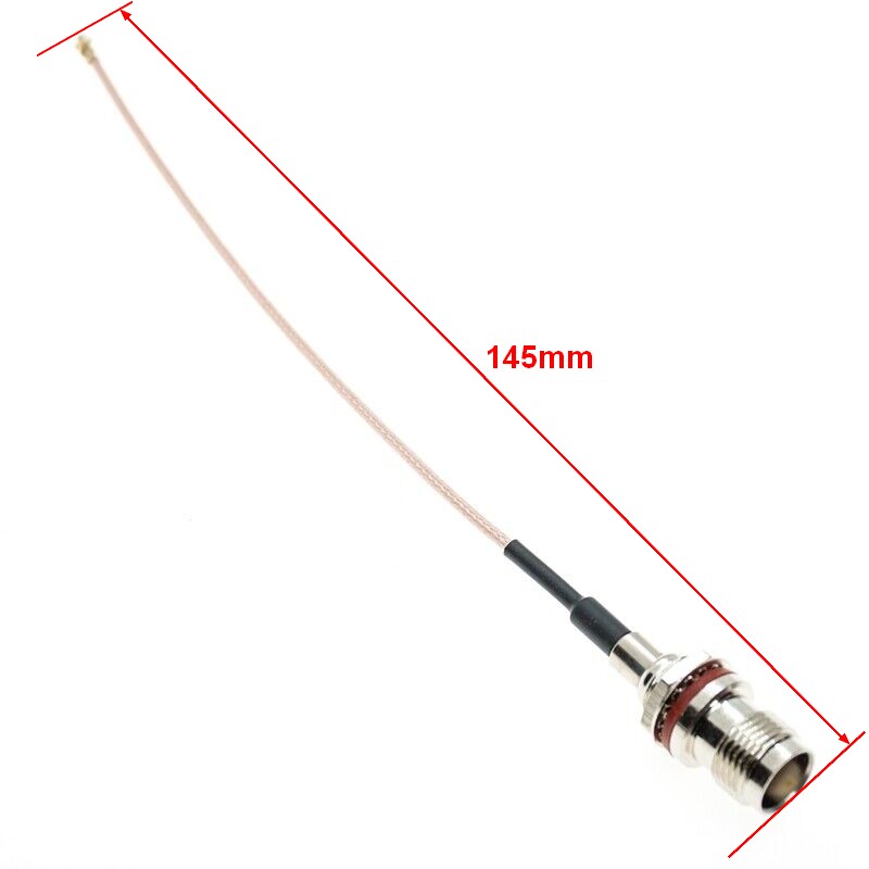 IPX IPEX UFL U.FL to TNC female bulkhead behind Washer Nut RG178 Coaxial cable Pigtail RF 50ohm